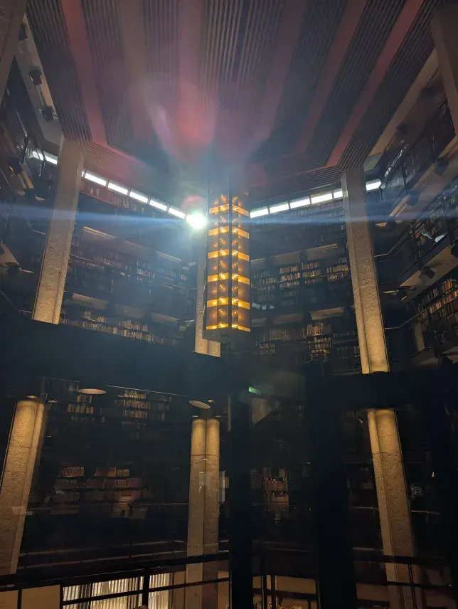 Ehab James pictured in the University of Toronto wearing a UofT sweater.
